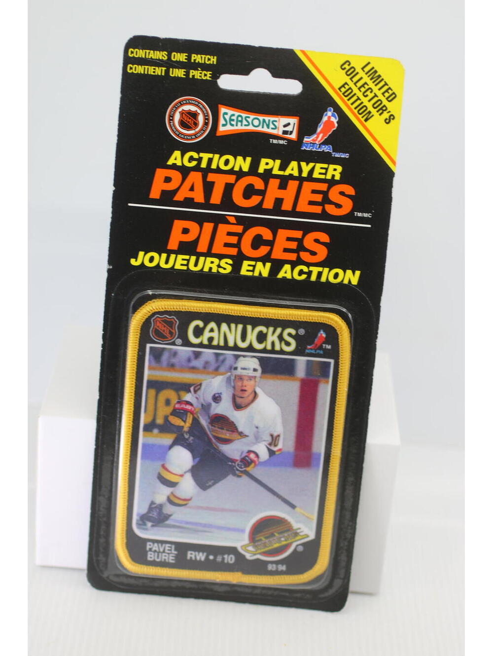 1993-94 NHL Seasons Action Player Patches #2 Pavel Bure Vancouver Canucks